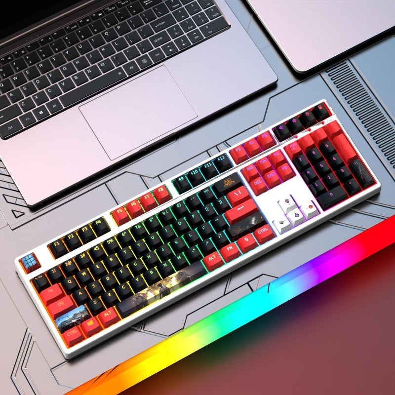 Custom Gaming-Tastatur mit RGB-Hintergrundbeleuchtung Brehn