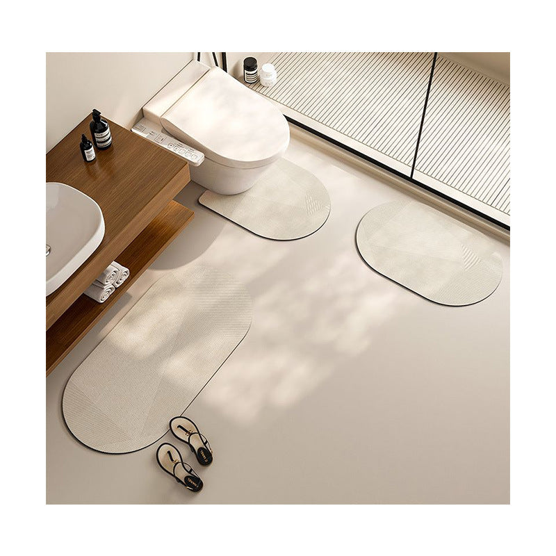 Elegantes Floraldesign-Badematten-Set Brehn