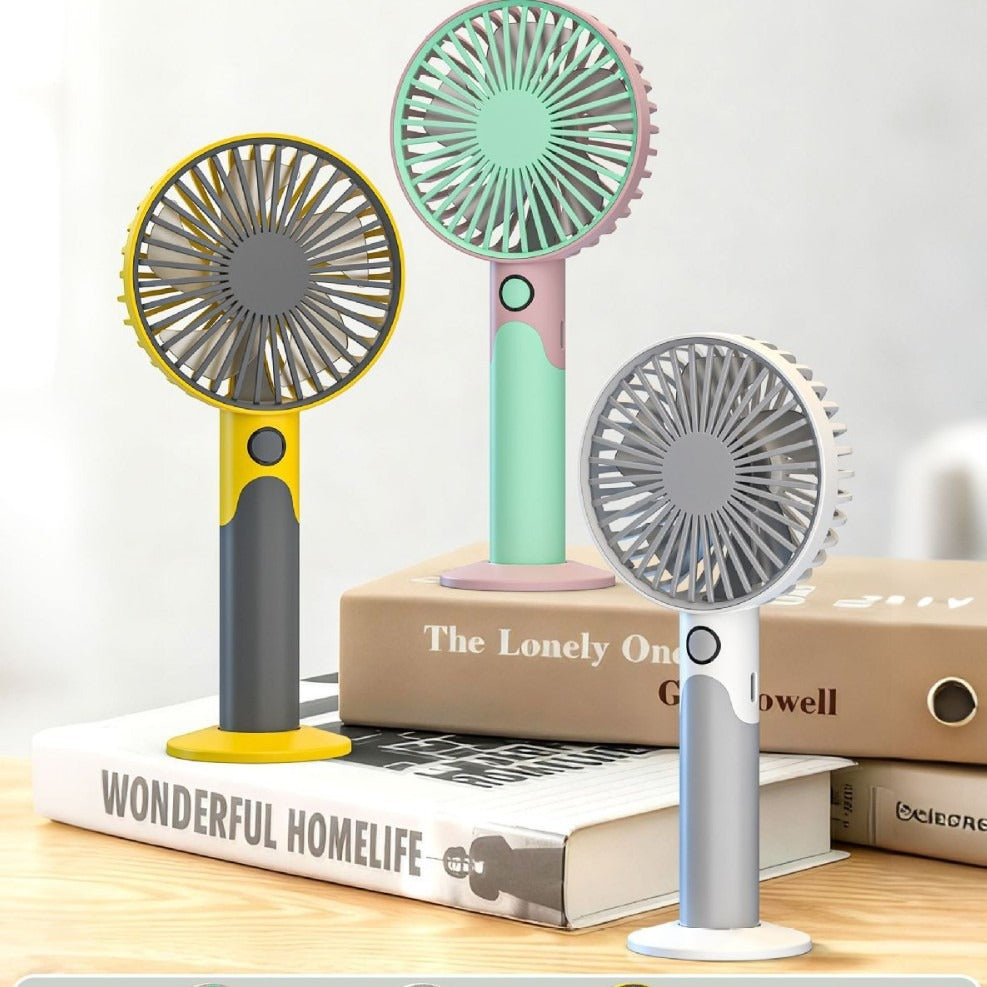 Unisex Tragbarer Mini-Ventilator mit ergonomischem Design und USB-Ladefunktion Brehn