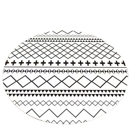 Bohemian Geometrisches Muster Teppich Brehn