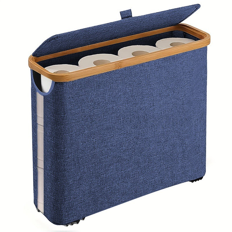 Nachhaltiger Recycling-Organizer mit Bambusdeckel Brehn