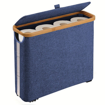 Nachhaltiger Recycling-Organizer mit Bambusdeckel Brehn