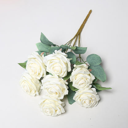 Faux Rose Blumenstrauß für Wohnkultur