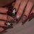 Premium Dekorative Press-On Nagelset mit Glamourösen Akzenten Brehn