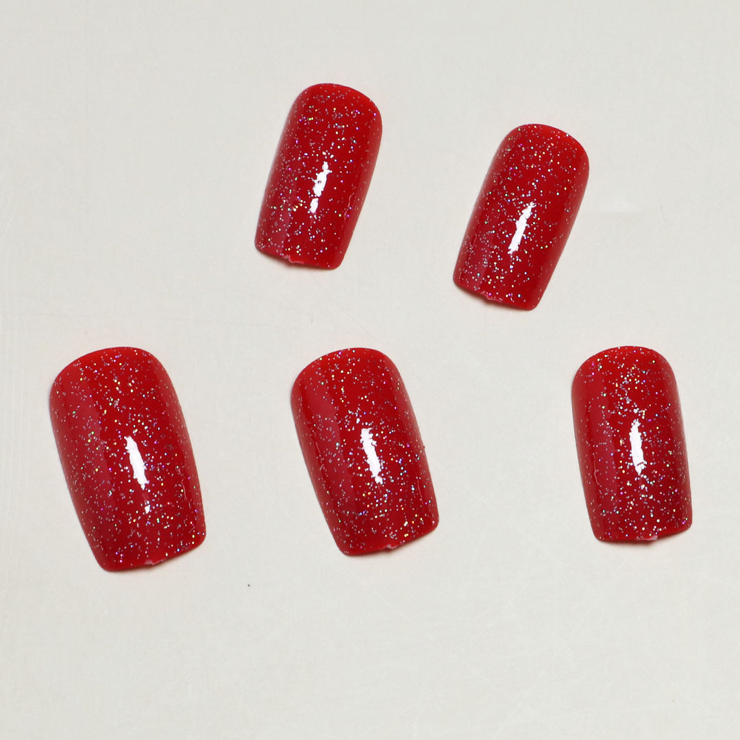 Sparkling Glam Press-On Nagelset Brehn