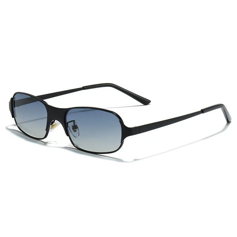 Damen moderne rechteckige Sonnenbrille mit UV-Schutz und komfortablem Gestell Brehn