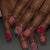 Kreatives Blumennagelkunstdesign Brehn