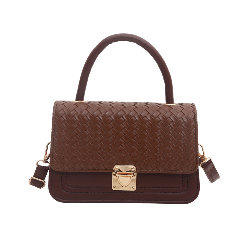 Gewebte Leder Handtasche