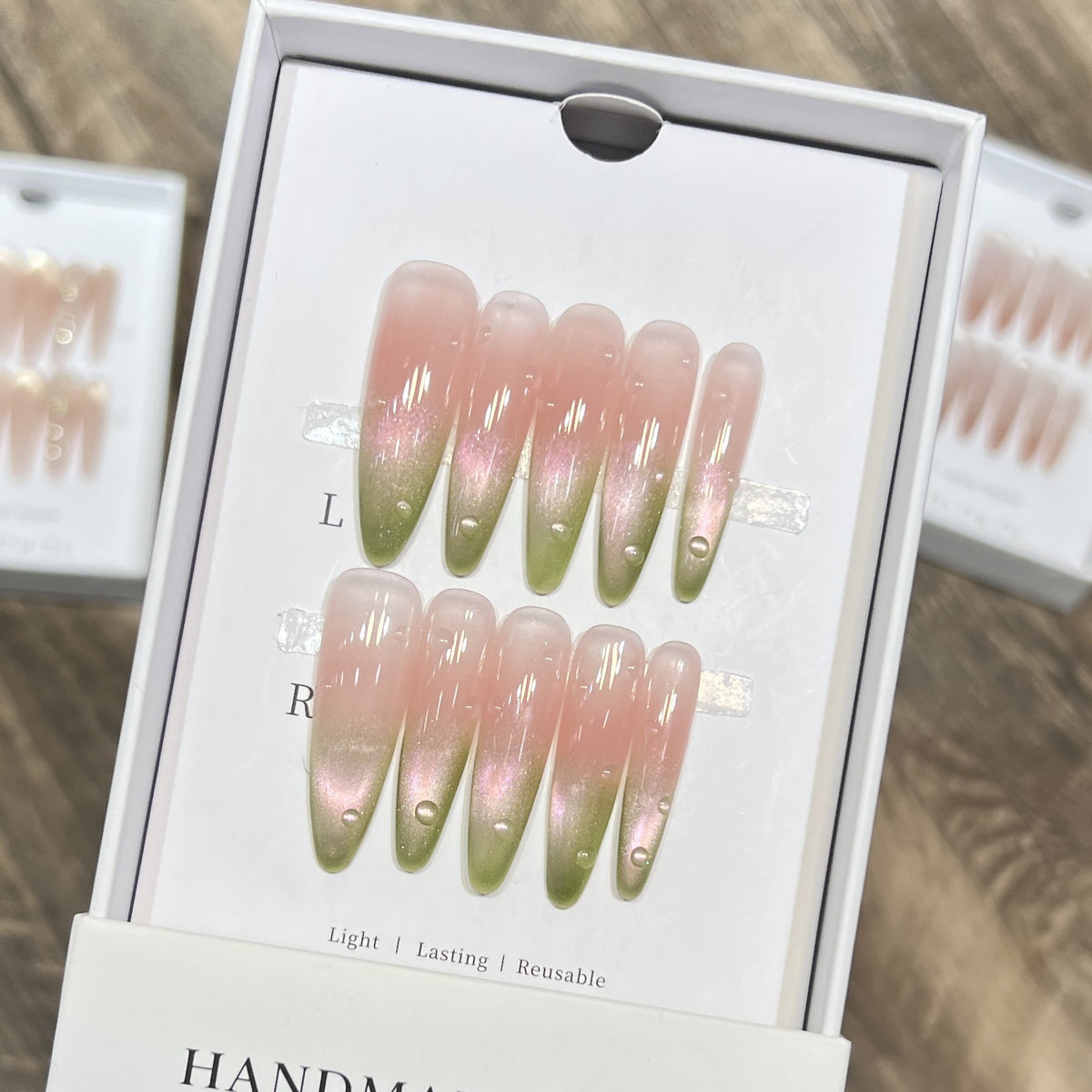 Stiletto Ombre Press-On Nail Set Brehn