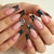 Künstlerisches Tierdruck Press-On Nagelset Brehn