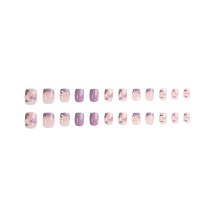 Stylisches dekoratives Press-On-NagelSet
