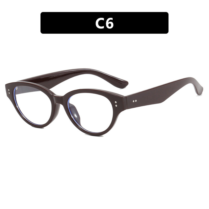 Damen modische Cat-Eye Brille mit elegantem Kunststoffrahmen Brehn