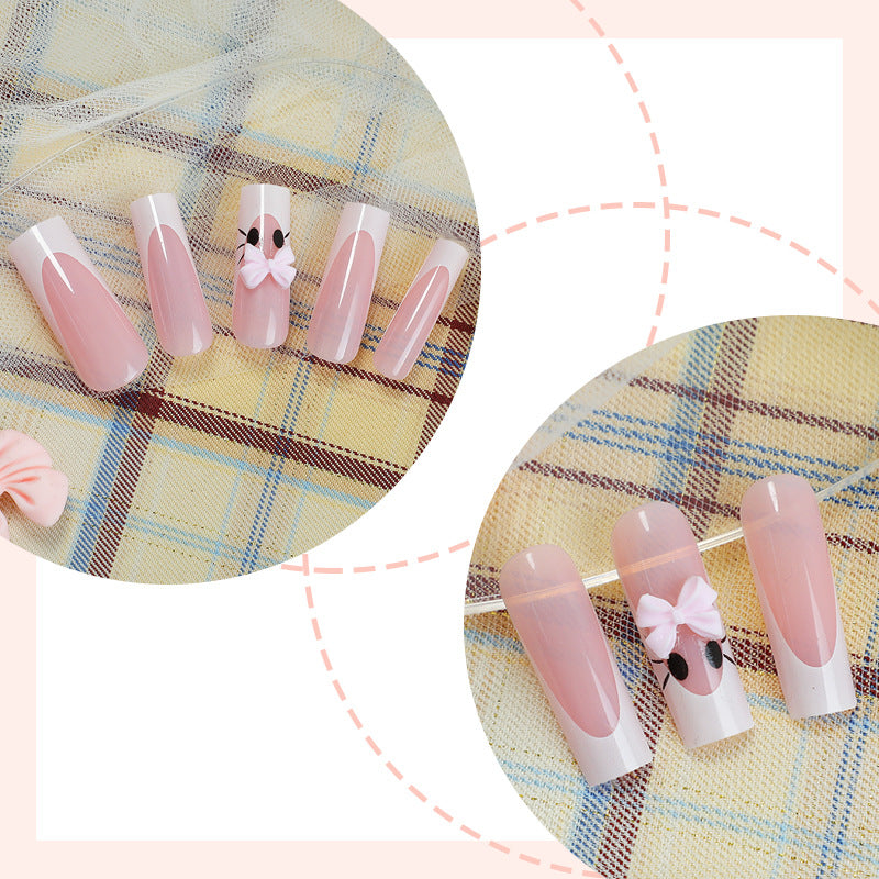 Süßes Charakter Press-On Nagelset Brehn