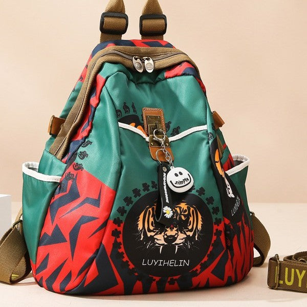 Künstlerischer Grafik Kordelzug Rucksack Brehn