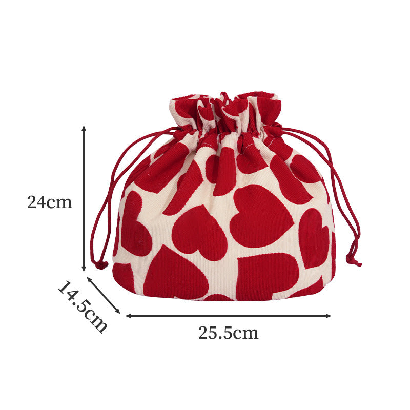 Herz Muster Make-up Tasche Brehn