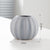 Dekorative Keramikvase mit modernem Rillenmotiv Brehn