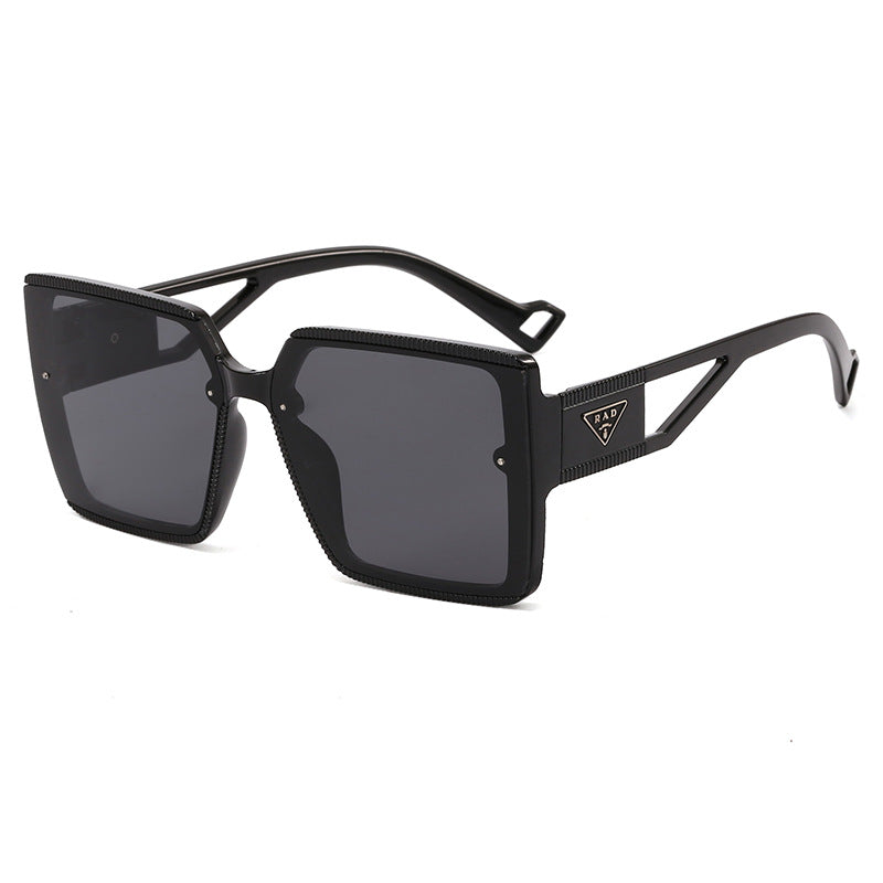 Damen modische quadratische Sonnenbrille mit einzigartiger Rahmenstruktur Brehn