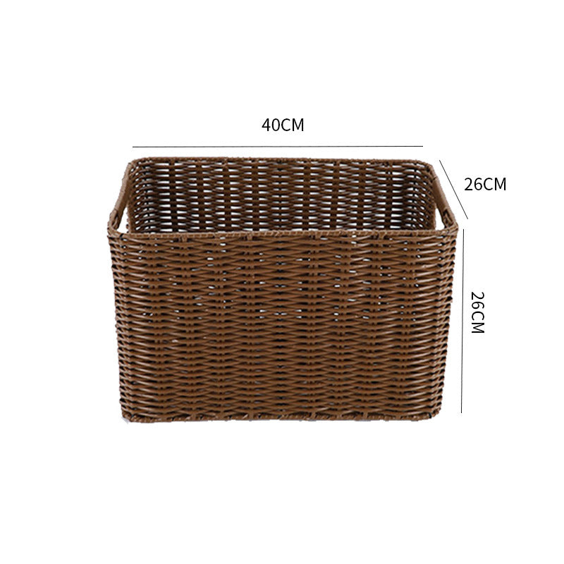 Aufbewahrungskorb aus natürlichem Rattan