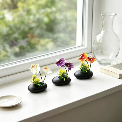 Eleganter Orchideen Dekorationstopf