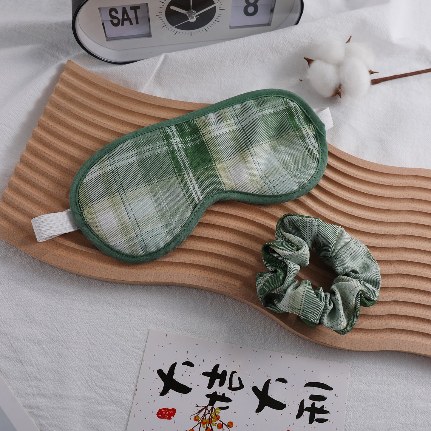 Unisex nan weich gepolsterte Schlafmaske mit verstellbarem Elastikband Brehn
