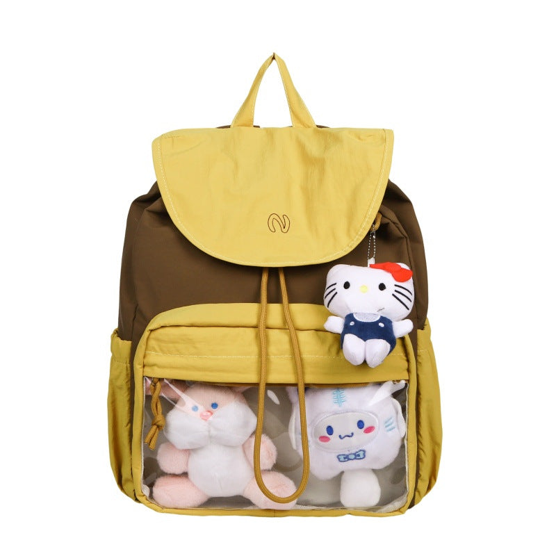 Niedlicher gepunkteter Charakter-Rucksack