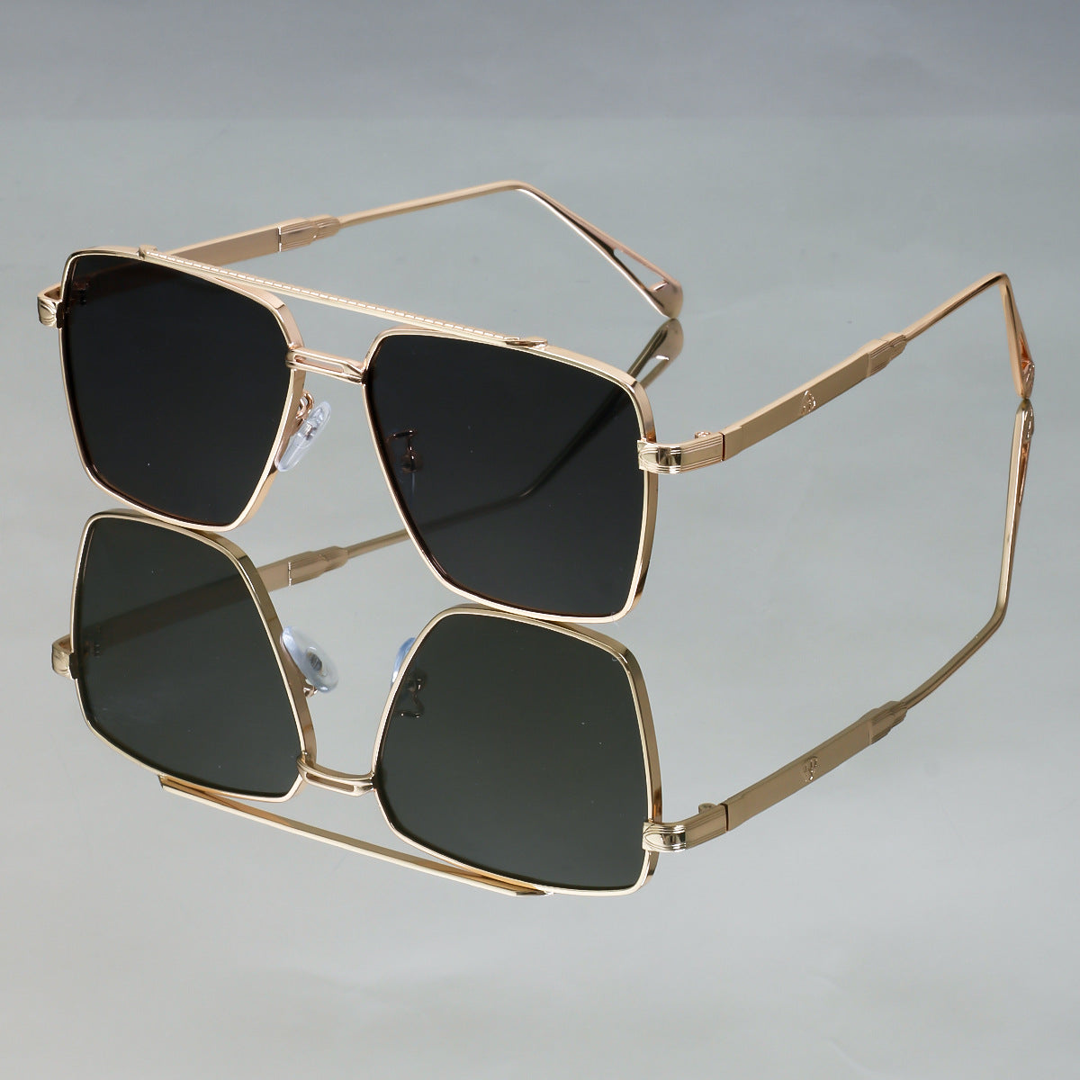 Damen oversized Sonnenbrille mit elegantem Metallrahmen Brehn