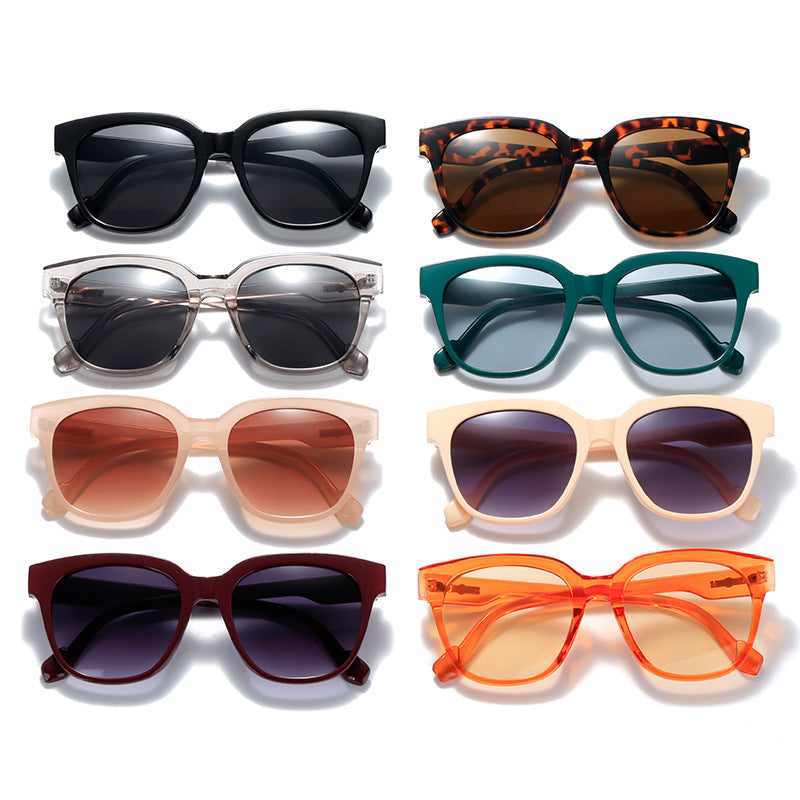 Damen klassische Sonnenbrille mit modernem Oversized-Rahmen Brehn