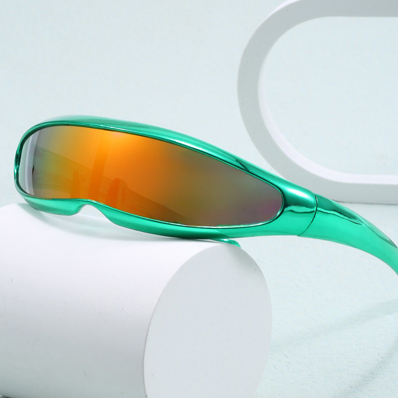 Damen Sportliche Sonnenbrille mit ergonomischem Design und verspiegelten Gläsern Brehn