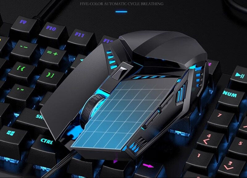 Ergonomische Gaming-Maus mit anpassbarem DPI Brehn