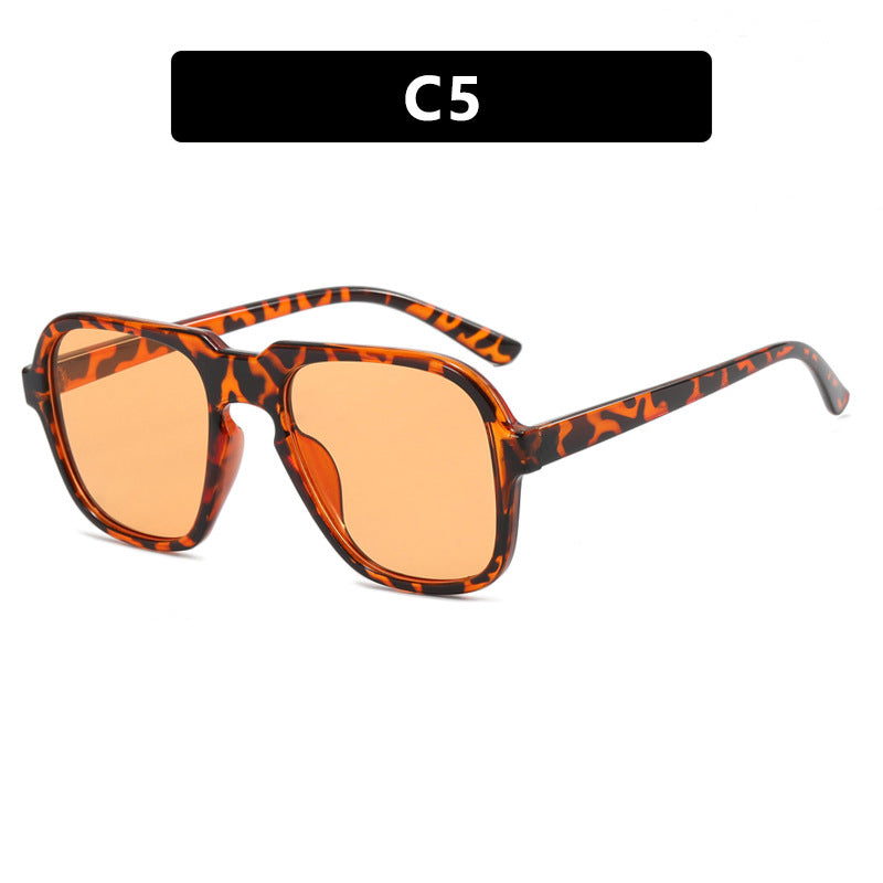 Damen außergewöhnliche Sonnenbrille im modernen Tierdruckdesign Brehn