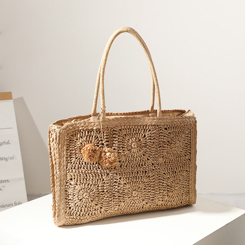 Handgefertigte Makramee Strandtasche Brehn
