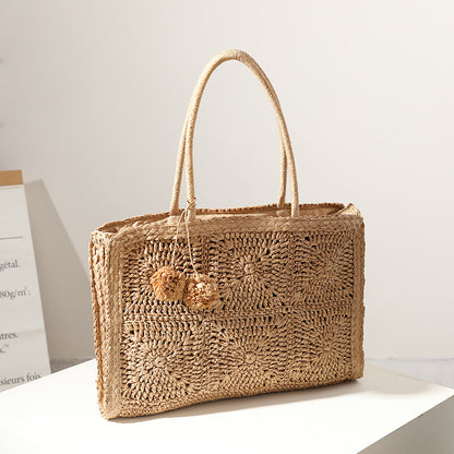 Handgefertigte Makramee Strandtasche Brehn