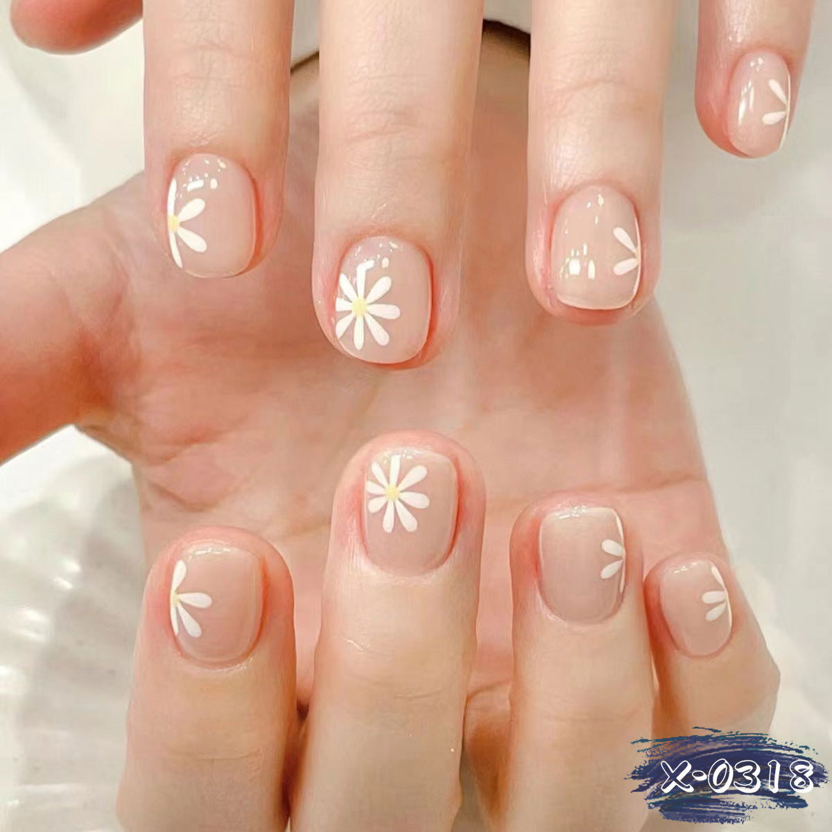 Florales Kunst-Nageldesign-Kit
