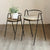 Moderner Hocker mit Holzsitz Brehn