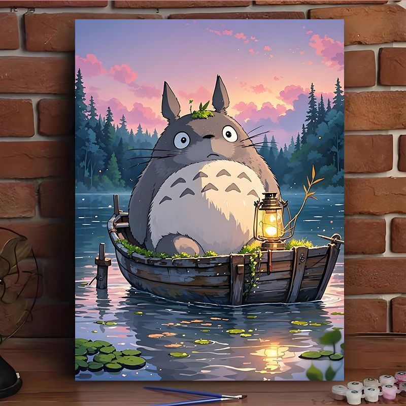 Verzauberte Waldszene Leinwand Kunstdruck Brehn