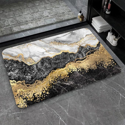 Stylische Wasserabweisende Badematte Brehn