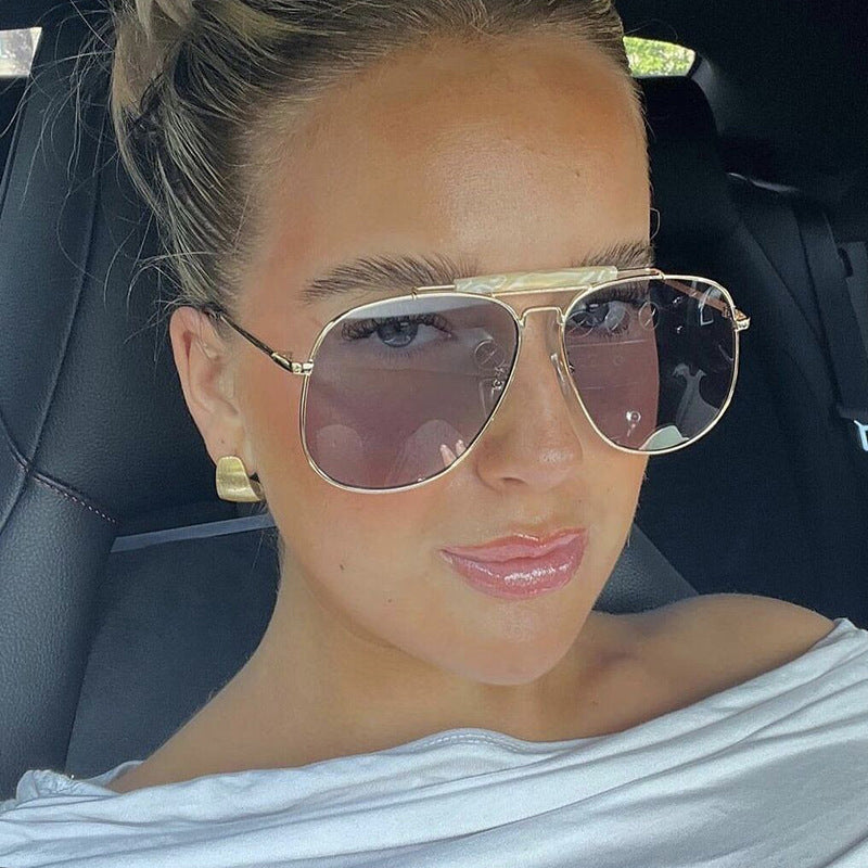 Damen Piloten-Sonnenbrille mit stylishem Design und UV-Schutz Brehn