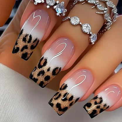Glitzerndes Ombre Nagelkunst Brehn