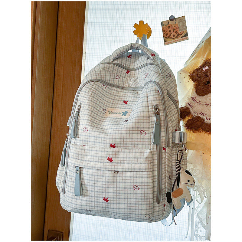 Gepunktetes Muster Rucksack