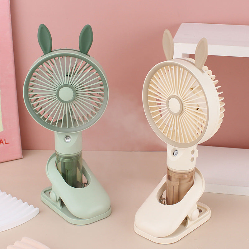 Damen Tragbarer Handventilator mit Sprühfunktion Brehn