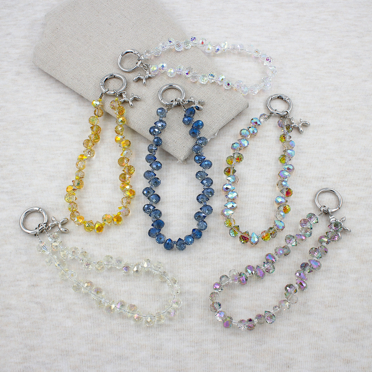 Kristall-verzierte Charm-Armband Brehn
