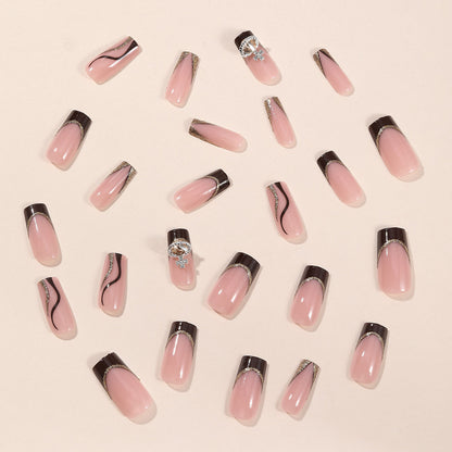 Luxuriöse Glamouröse Nagelkunstverlängerungen Brehn