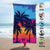 Strandtuch mit tropischem Palmblatt-Design Brehn