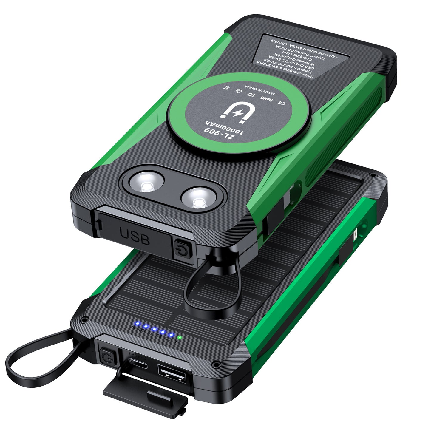 Solar Powerbank mit Hochgeschwindigkeitsladung Von Brehn