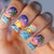 Kunstvolle Nagelkunst im tropischen Stranddesign Brehn