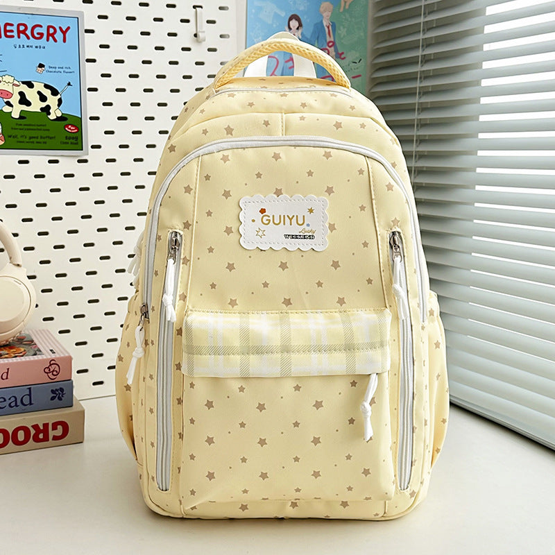Stylische Stern-Druck Rucksack Brehn 1791205961