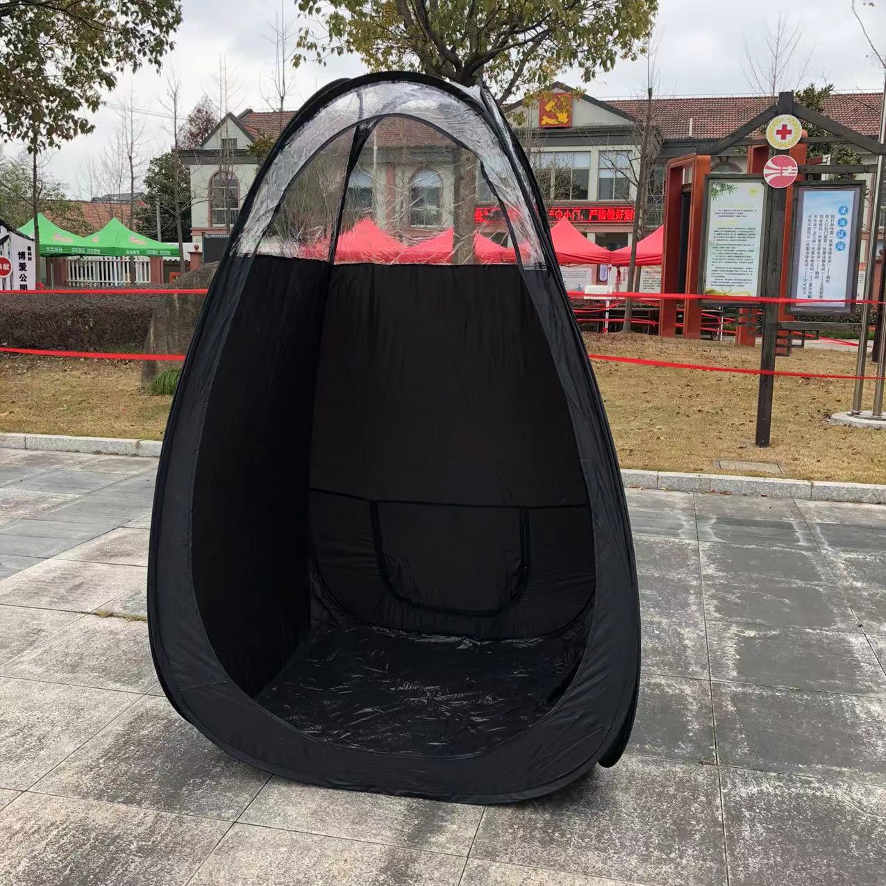mobile Umkleidekabine mit Sichtschutz Brehn