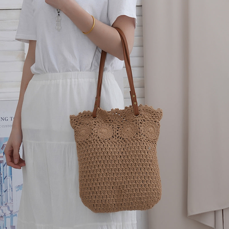 Handgewebte Basttasche Brehn