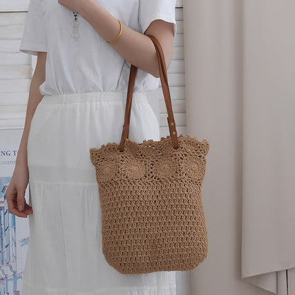 Handgewebte Basttasche Brehn