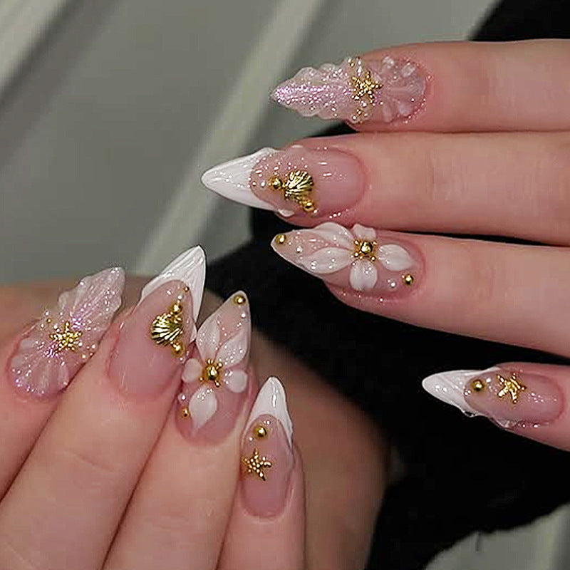 Premium Dekorative Press-On Nagelset Brehn